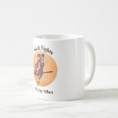 Mug Épais Tights Vibes de cuisine Ghost Halloween Supe (Devant droit)