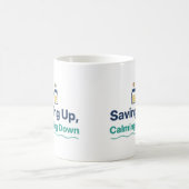 Mug Épargner en se calmant Pot à épargne Budget Café (Centre)