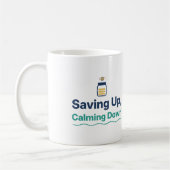 Mug Épargner en se calmant Pot à épargne Budget Café (Gauche)
