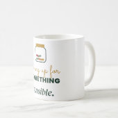 Mug Épargner pour quelque chose de sensé Pot à économi (Devant droit)