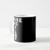 Mug Épargnez-moi équipe de bowling drôle vintage (Devant gauche)