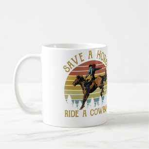 Mug Épargnez Un Cheval Montez Un Cowboy Cheval De Sell