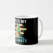 Mug Épaule de perroquet macaw (Devant droit)
