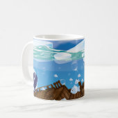 Mug Épave de navire arctique sous-marin (Devant gauche)