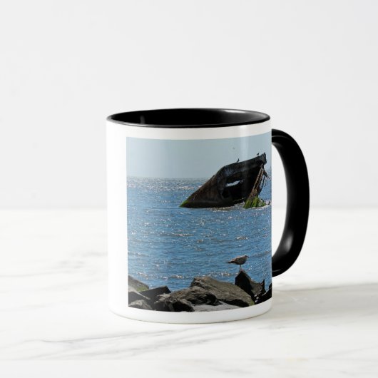 Mug Épave du cap May (Devant droit)