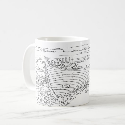 Mug Épave du Farr Bay Écosse (Devant gauche)
