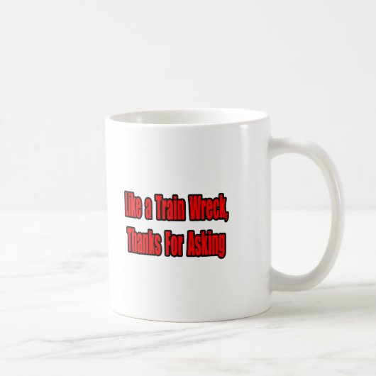 Mug Épave du train du cancer (Droite)