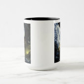 Mug Épée d'ange guerrier de fantasy féroce (Centre)