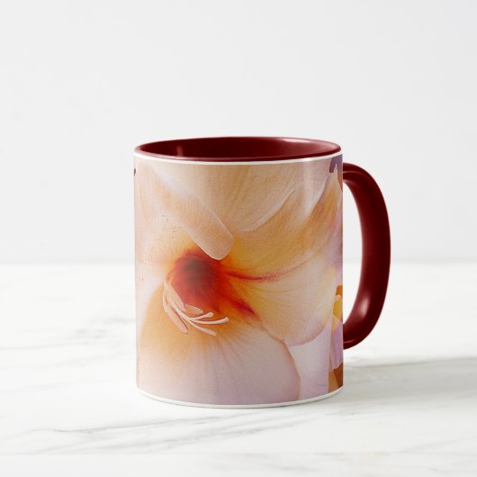 Mug Épée Lily Red Bokeh (Devant droit)
