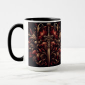 Mug Epée rouge et bronze écossais celtique (Gauche)