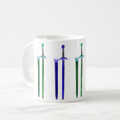 Mug Épées de dragon (Devant gauche)