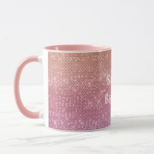 Mug Éperche violette rose rose or (Gauche)