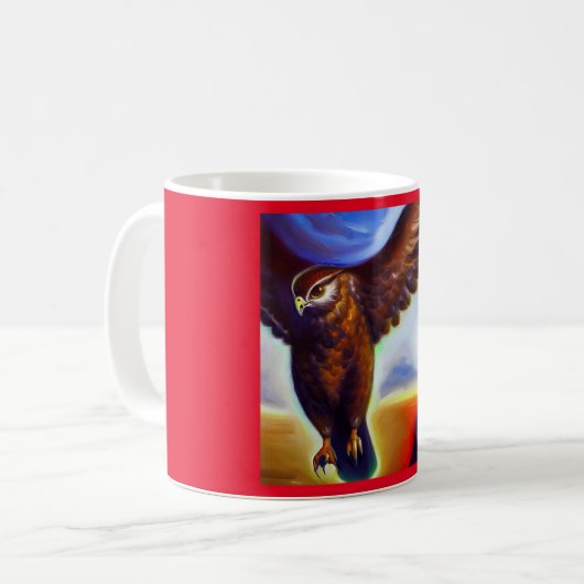 Mug Épervier animal Spirit 3 (Devant gauche)