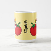 Mug Épervier de Louvain biologique mangeant de la toma (Centre)