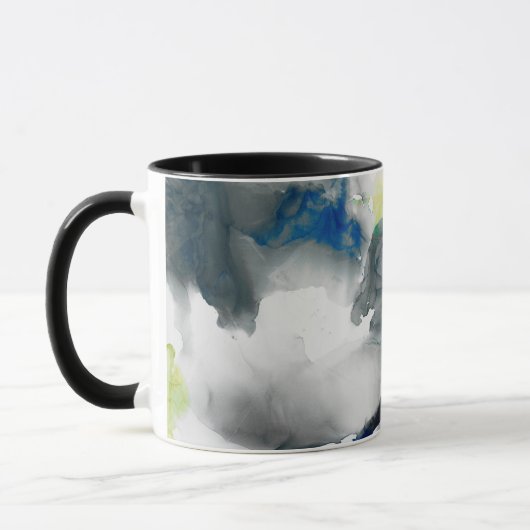 Mug Ephéméral - Bleu et gris (Gauche)