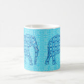Mug Ephène de fleur de Lotus - turquoise (Centre)