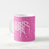 Mug Ephène de mer - rose glacé et fuchsia (Devant gauche)