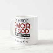 Mug  Ephesians 6:11 Put on the Whole Armor of God (Devant gauche)