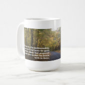 Mug Éphésiens 2:10 Inspirational Bible Verse (Devant gauche)