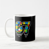Mug Epic 67 Six Autism Drip Seven Number (Gauche)