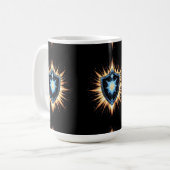 Mug Epic Fantasy Shield with Radiant Energy Burst – Ma (Devant gauche)