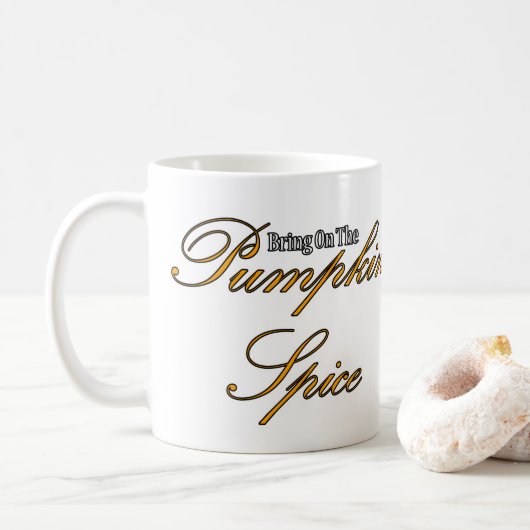 Mug Épice citrouille (Avec donut)