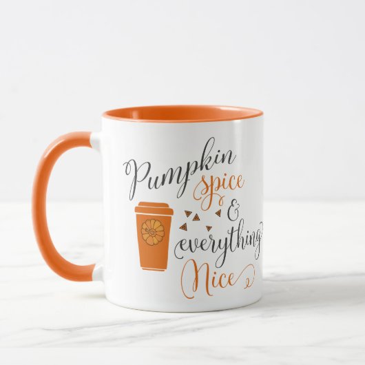 Mug Épice Citrouille de saveur préférée d'automne (Gauche)