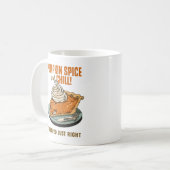 Mug Épice citrouille et refroidissement drôle Thanksgi (Devant gauche)