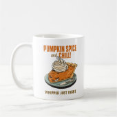Mug Épice citrouille et refroidissement drôle Thanksgi (Gauche)