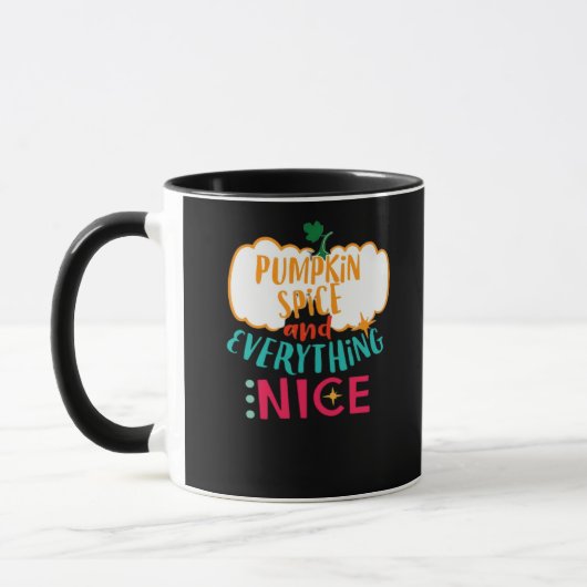 Mug Épice citrouille Et Tout Beau Amour Automne Fami (Gauche)