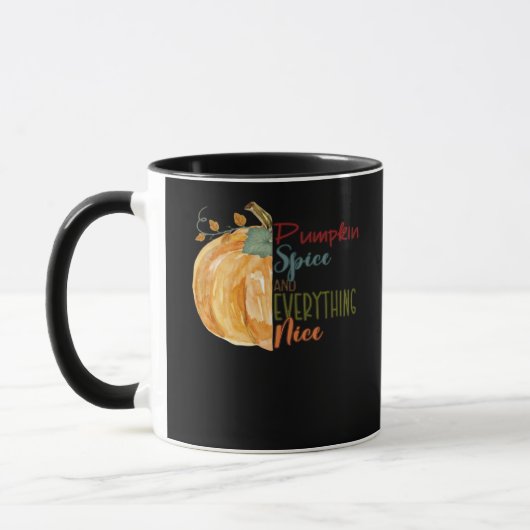 Mug Épice citrouille Et Tout Beau Citation Base (Gauche)