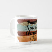 Mug Épice citrouille et tout Nice automne (Devant gauche)