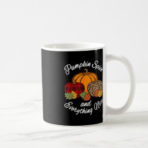 Mug Épice citrouille Et Tout Nice Chute Plaid Leopa