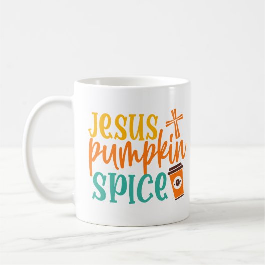 Mug Épice Citrouille Jésus (Gauche)