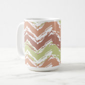 Mug Épice de scribble Chevron ZigZag (Devant gauche)