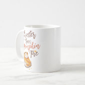Mug Épice Plus Doux Que Citrouille, Vibes Automatiques (Devant gauche)