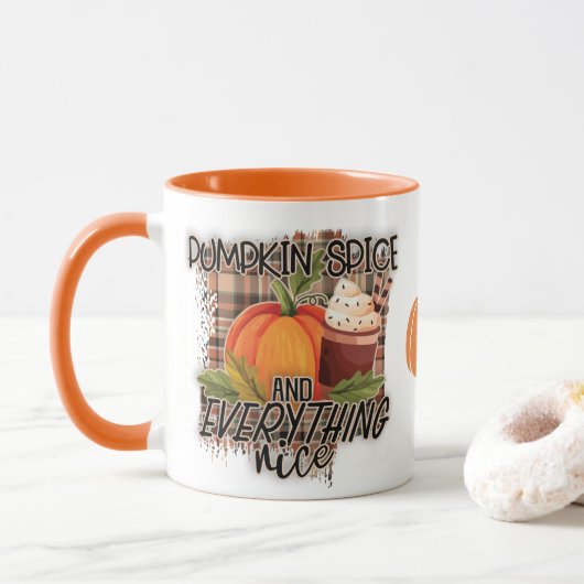 Mug Épices citrouilles Et Tout Bien (Avec donut)
