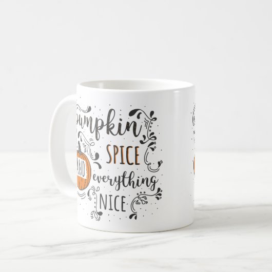 Mug Épices citrouilles et tout Nice (Devant gauche)