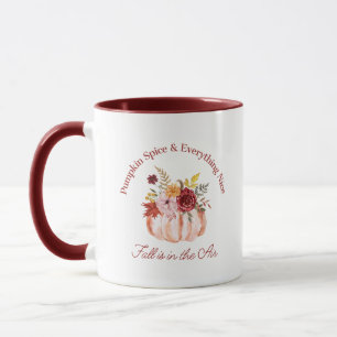 Mug Épices citrouilles & tout beau, automne rouge