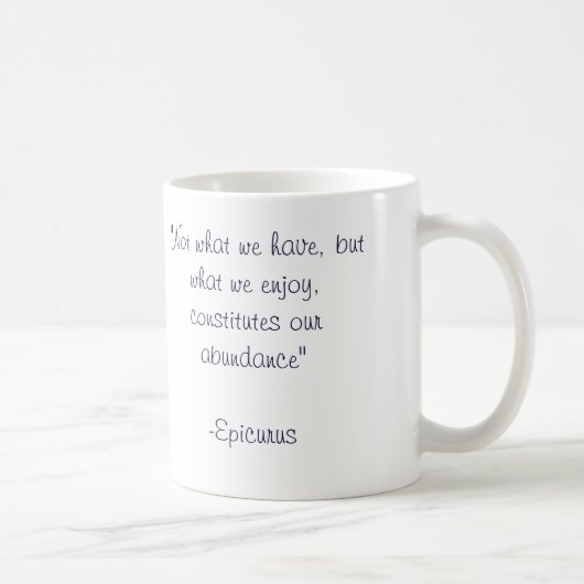 Mug Épicurus (Droite)