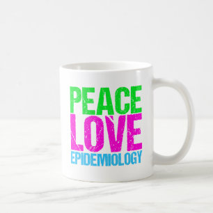 Mug Épidémiologie d'amour de paix