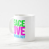 Mug Épidémiologie de l'amour pour la paix (Devant gauche)