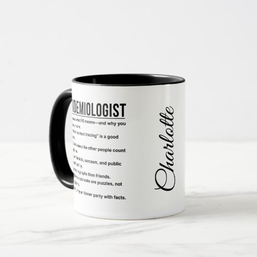 Mug épidémiologiste (Devant gauche)