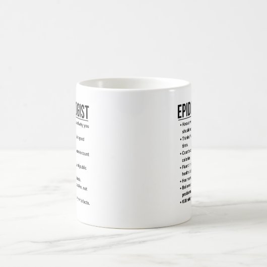 Mug épidémiologiste (Centre)