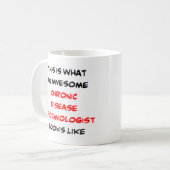 Mug épidémiologiste des maladies chroniques, génial (Devant gauche)