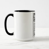 Mug Épidémiologiste Nutrition Fiches (Gauche)