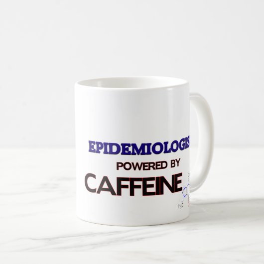 Mug Épidémiologue actionné par la caféine (Devant droit)