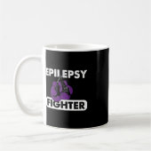 Mug Épilepsie Boxer Survivant Violet Ribbon (Gauche)