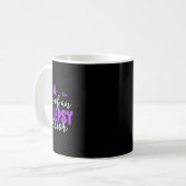 Mug Epilepsie Maman Purple Ribbon Sensibilisation Mère (Devant gauche)