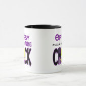 Mug Épilepsie salie avec le poussin faux (Centre)